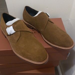 Coach Mens's Oxford Shoes Size 10.5 Suede Toffee